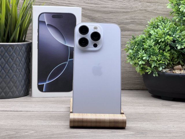 iPhone 16 Pro White Titanium 128GB 2 ÉV Garanciával Számlával