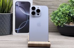 iPhone 16 Pro White Titanium 128GB 2 ÉV Garanciával Számlával