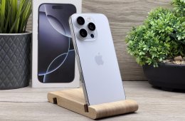 iPhone 16 Pro White Titanium 128GB 2 ÉV Garanciával Számlával