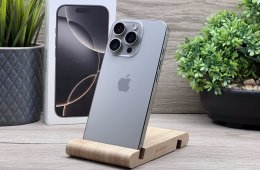 Hibátlan iPhone 16 Pro Natural Titanium 128GB 2 ÉV Garanciával Számlával