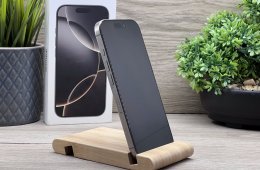 Hibátlan iPhone 16 Pro Natural Titanium 128GB 2 ÉV Garanciával Számlával