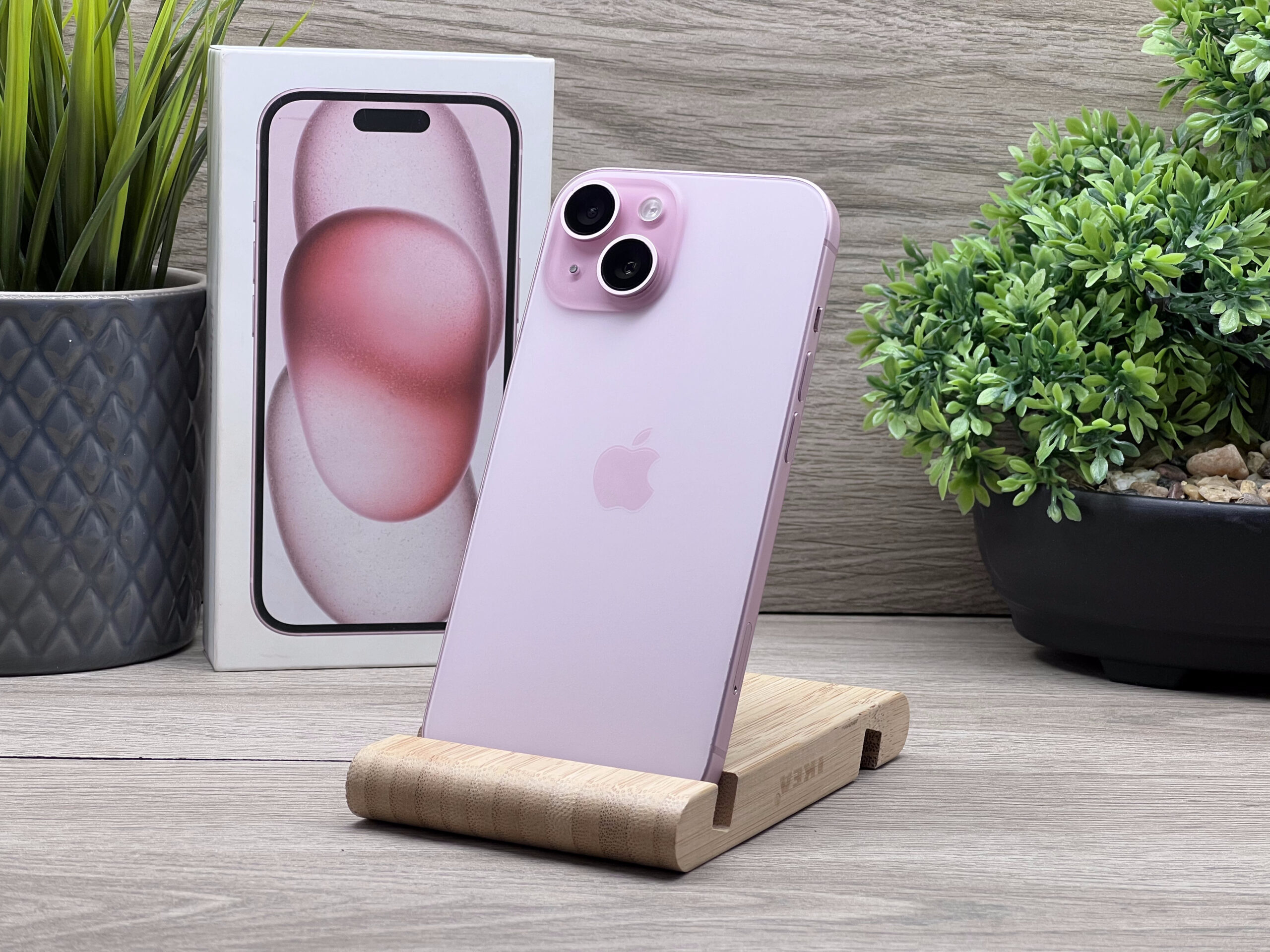 Hibátlan iPhone 15 Pink 128GB 2 ÉV Garanciával Számlával Aksi 100%