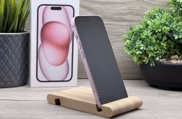 Hibátlan iPhone 15 Pink 128GB 2 ÉV Garanciával Számlával Aksi 100%