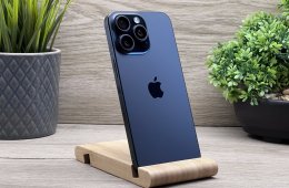 Hibátlan iPhone 15 Pro Max Blue Titanium 256GB 2 ÉV Garanciával Számlával