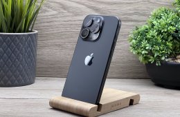 Hibátlan iPhone 15 Pro Black Titanium 256GB 2 ÉV Garanciával Számlával