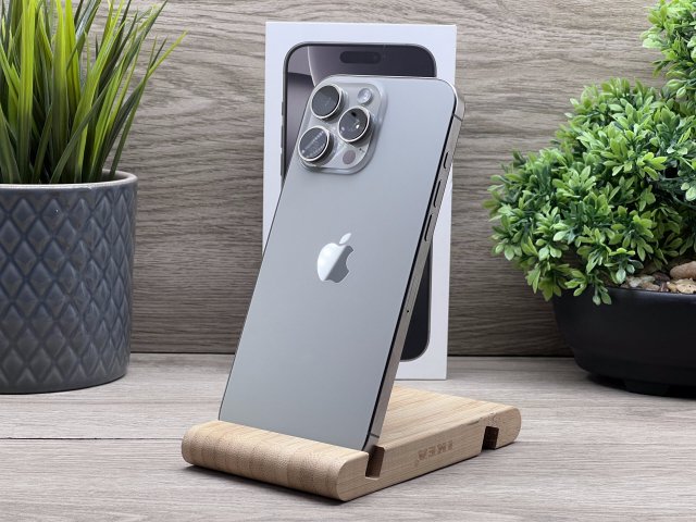 Hibátlan iPhone 16 Pro Max Natural Titanium 256GB 2 ÉV Garanciával Számlával