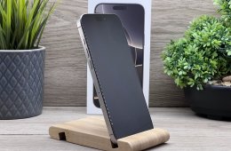 Hibátlan iPhone 16 Pro Max Natural Titanium 256GB 2 ÉV Garanciával Számlával