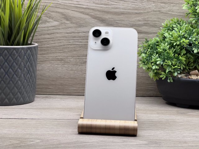 iPhone 14 Starlight 128GB 2 ÉV Garanciával Számlával Aksi 100%