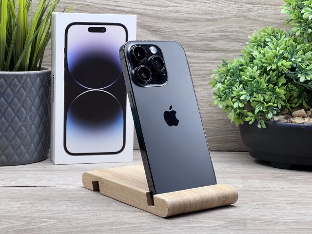 iPhone 14 Pro Space Black 256GB 2 ÉV Garanciával Számlával Aksi 100%