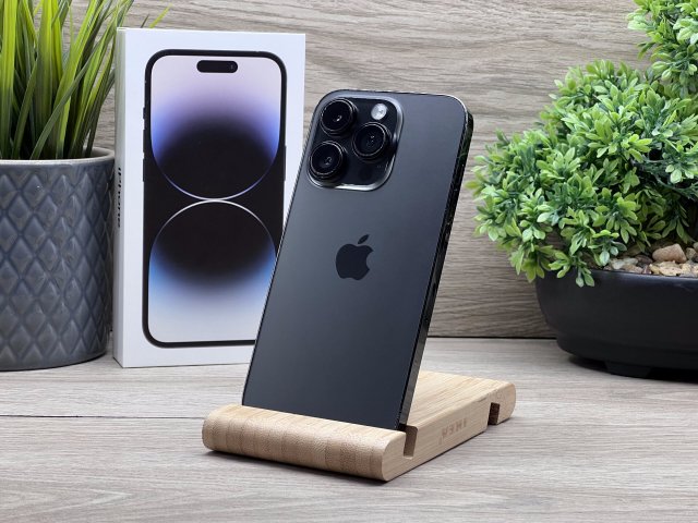 iPhone 14 Pro Space Black 256GB 2 ÉV Garanciával Számlával Aksi 100%