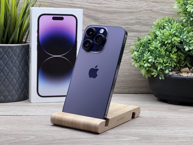 iPhone 14 Pro Deep Purple 128GB 2 ÉV Garanciával Számlával Aksi 100%