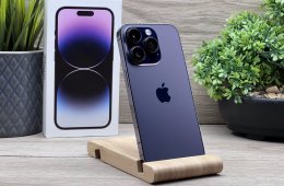 iPhone 14 Pro Deep Purple 128GB 2 ÉV Garanciával Számlával Aksi 100%