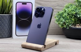 iPhone 14 Pro Deep Purple 128GB 2 ÉV Garanciával Számlával Aksi 100%