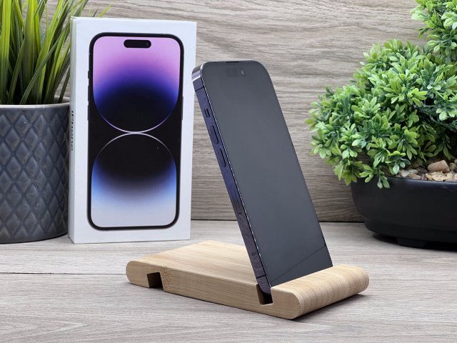 iPhone 14 Pro Deep Purple 128GB 2 ÉV Garanciával Számlával Aksi 100%