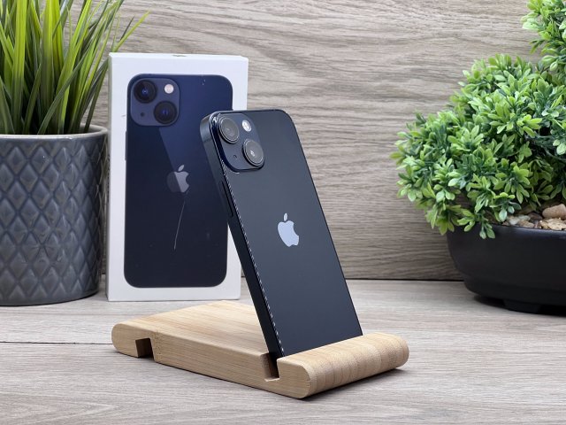 iPhone 13 Mini Midnight 128GB 2 ÉV Garanciával Számlával Aksi 100%