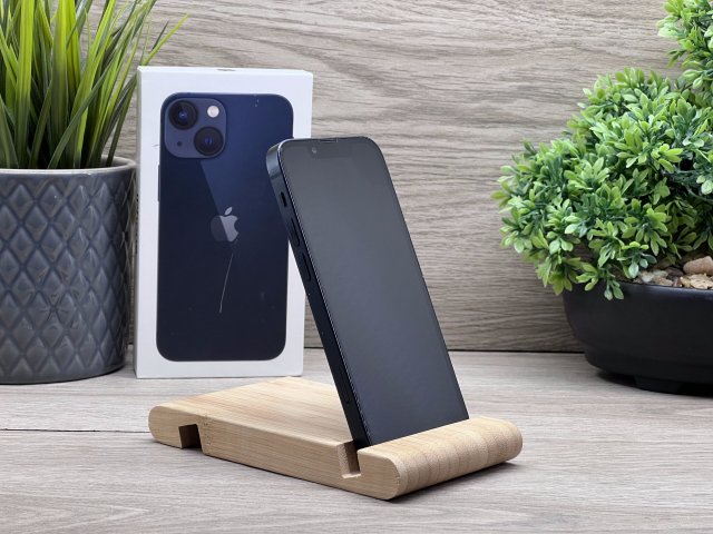 iPhone 13 Mini Midnight 128GB 2 ÉV Garanciával Számlával Aksi 100%