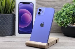 iPhone 12 Purple 64GB 2 ÉV Garanciával Számlával