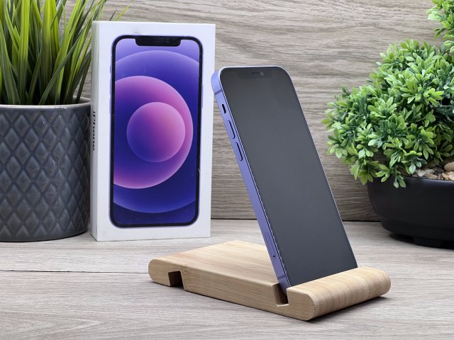 iPhone 12 Purple 64GB 2 ÉV Garanciával Számlával