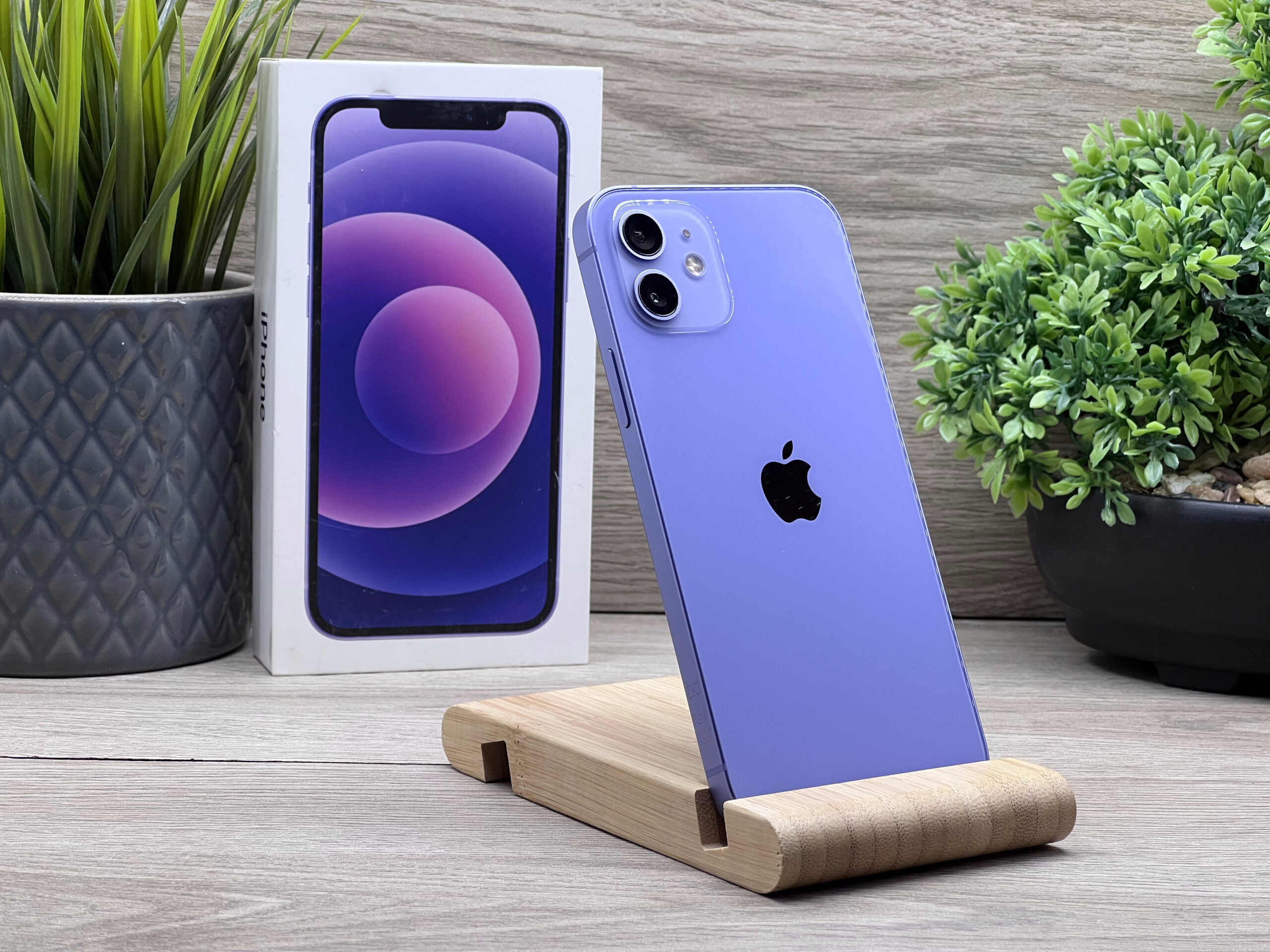 iPhone 12 Purple 64GB 2 ÉV Garanciával Számlával