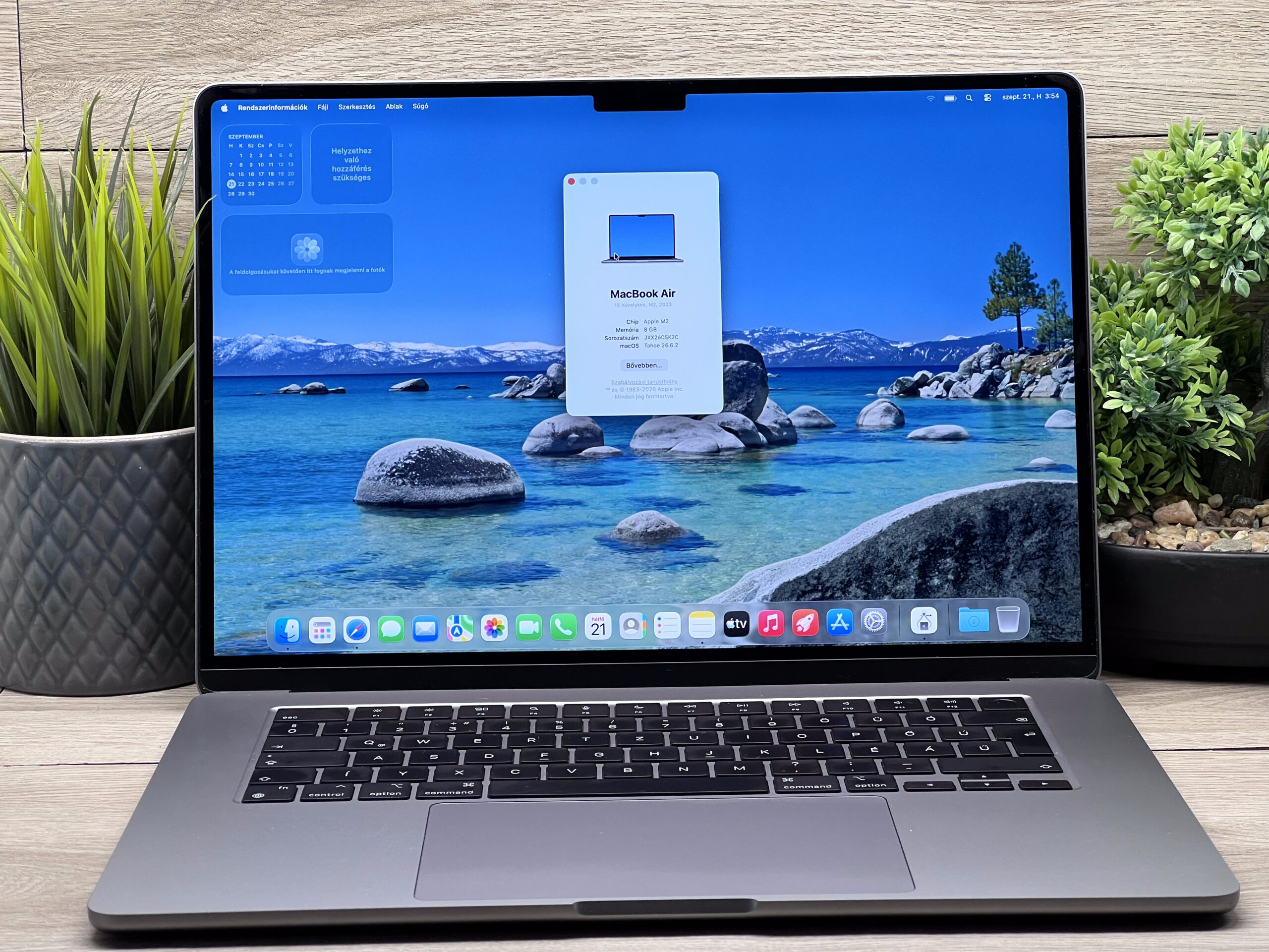 Hibátlan MacBook Air 2023 M2 15” 256GB 2 ÉV Garanciával Számlával