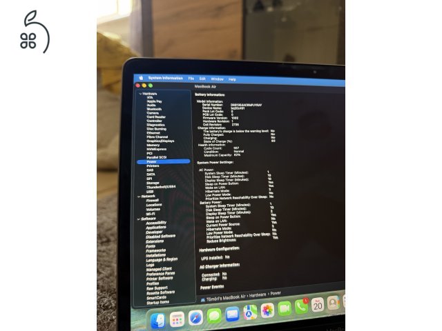 Macbook air m1 8/256