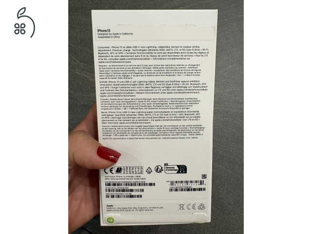 iPhone 13 128 GB, független,  akku 78%, fekete