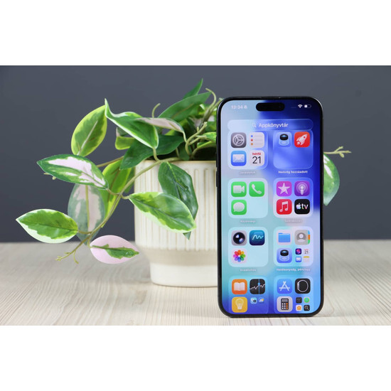 Használt Apple iPhone 15 Pro Max 128GB asztrofekete B US-8600