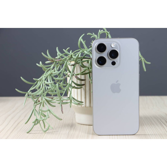 Használt Apple iPhone 15 Pro 128GB Natural Titan C+ US-8599