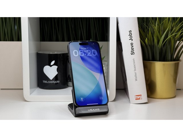 iPhone 15 Pro 256GB, Kék Titán, Független, Számla, 2 Év Garancia, 88%