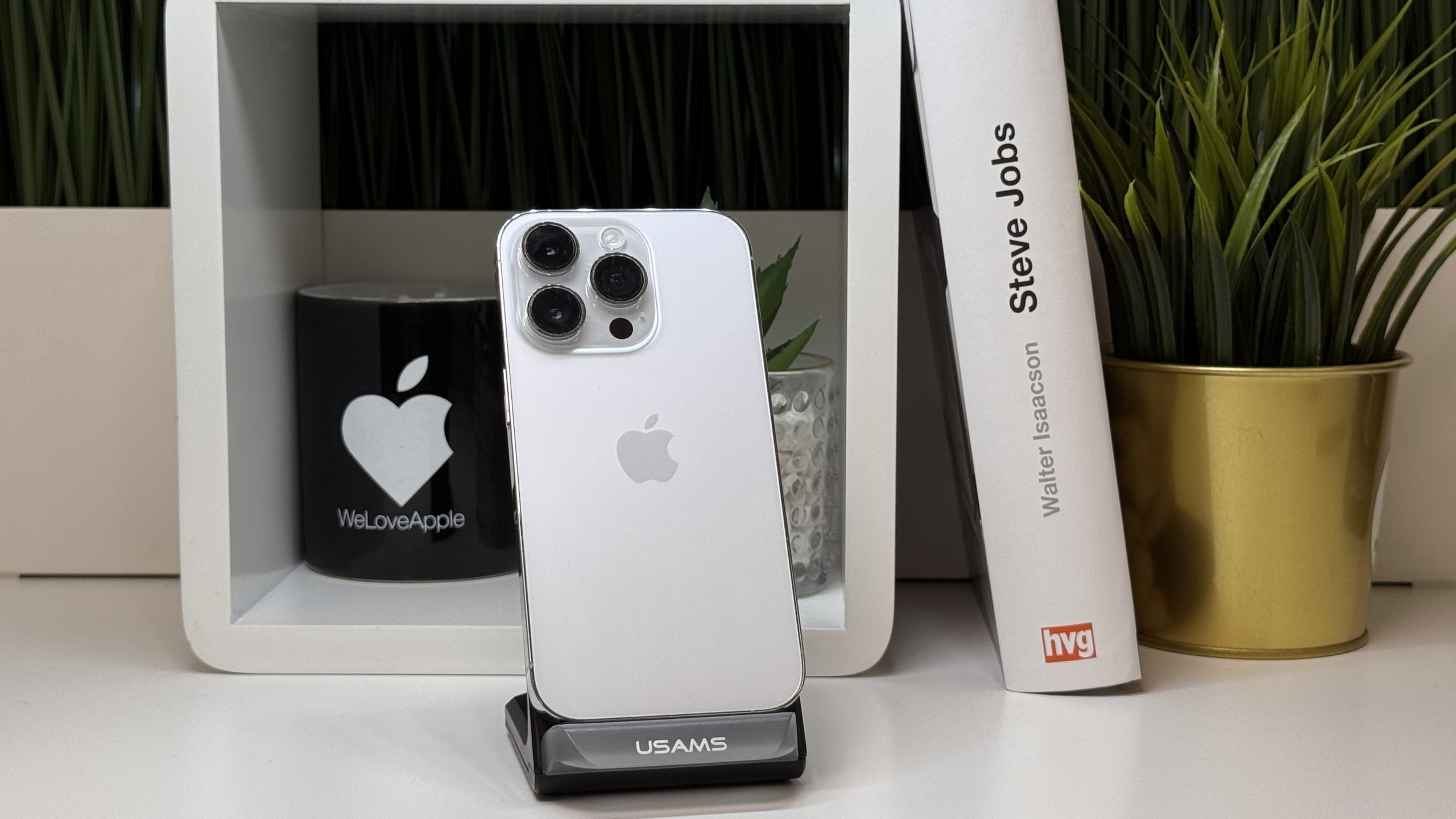iPhone 14 Pro 128GB, Ezüst, Független, Számla, 2 Év Garancia, 100%