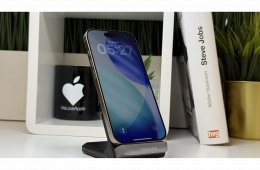 iPhone 16 Pro 256GB, Natúr Titán, Független, Számla, 2 Év Garancia, 90%