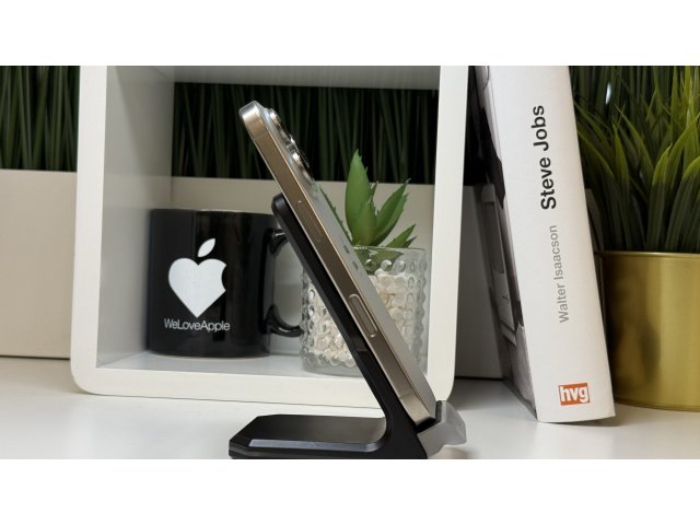 iPhone 16 Pro 256GB, Natúr Titán, Független, Számla, 2 Év Garancia, 90%