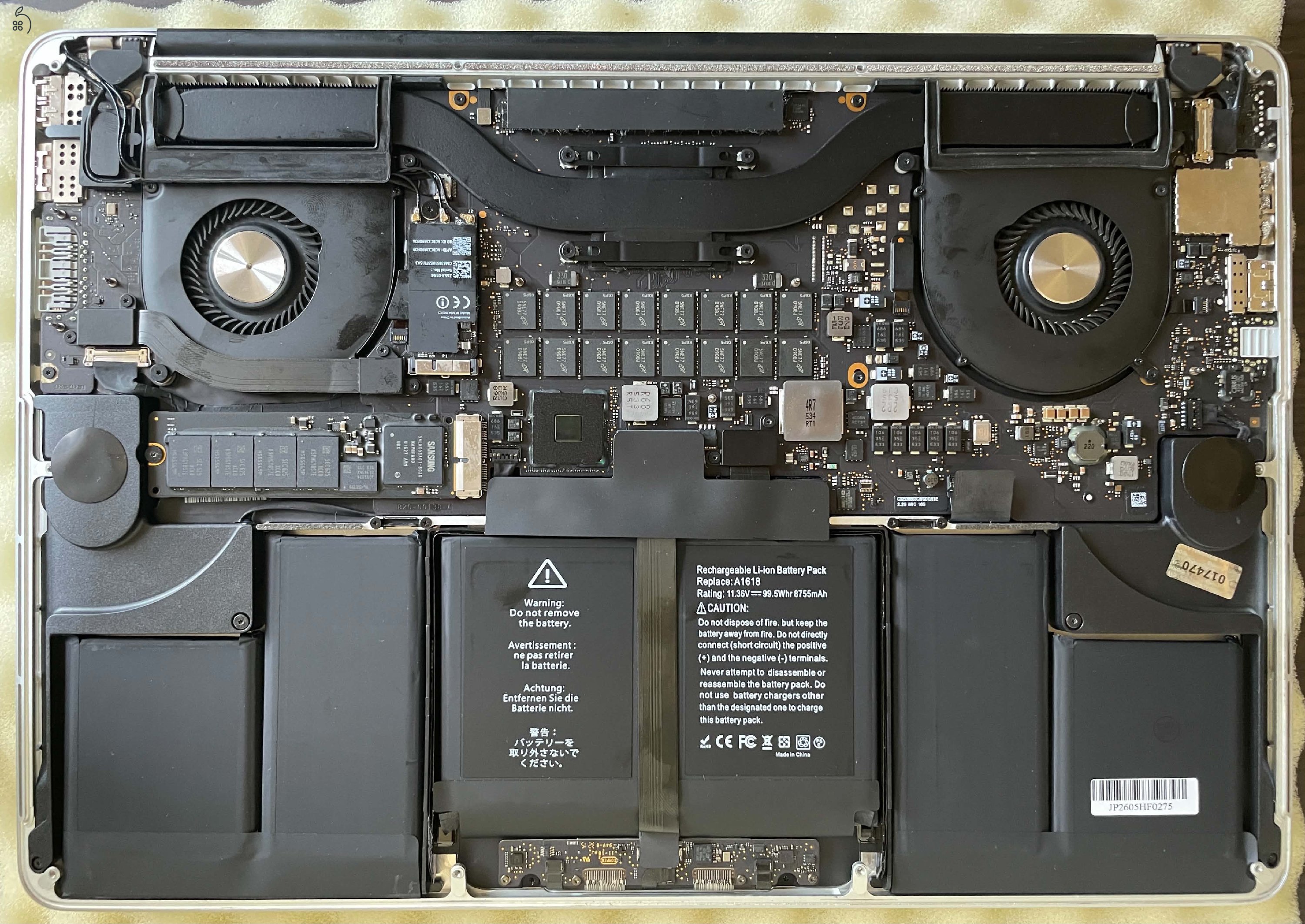 Felújított Mac book Pro i7 Quad-Core 16GB DDR3