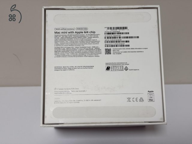 Mac Mini M4 16GB/256GB Garancia 2027/02