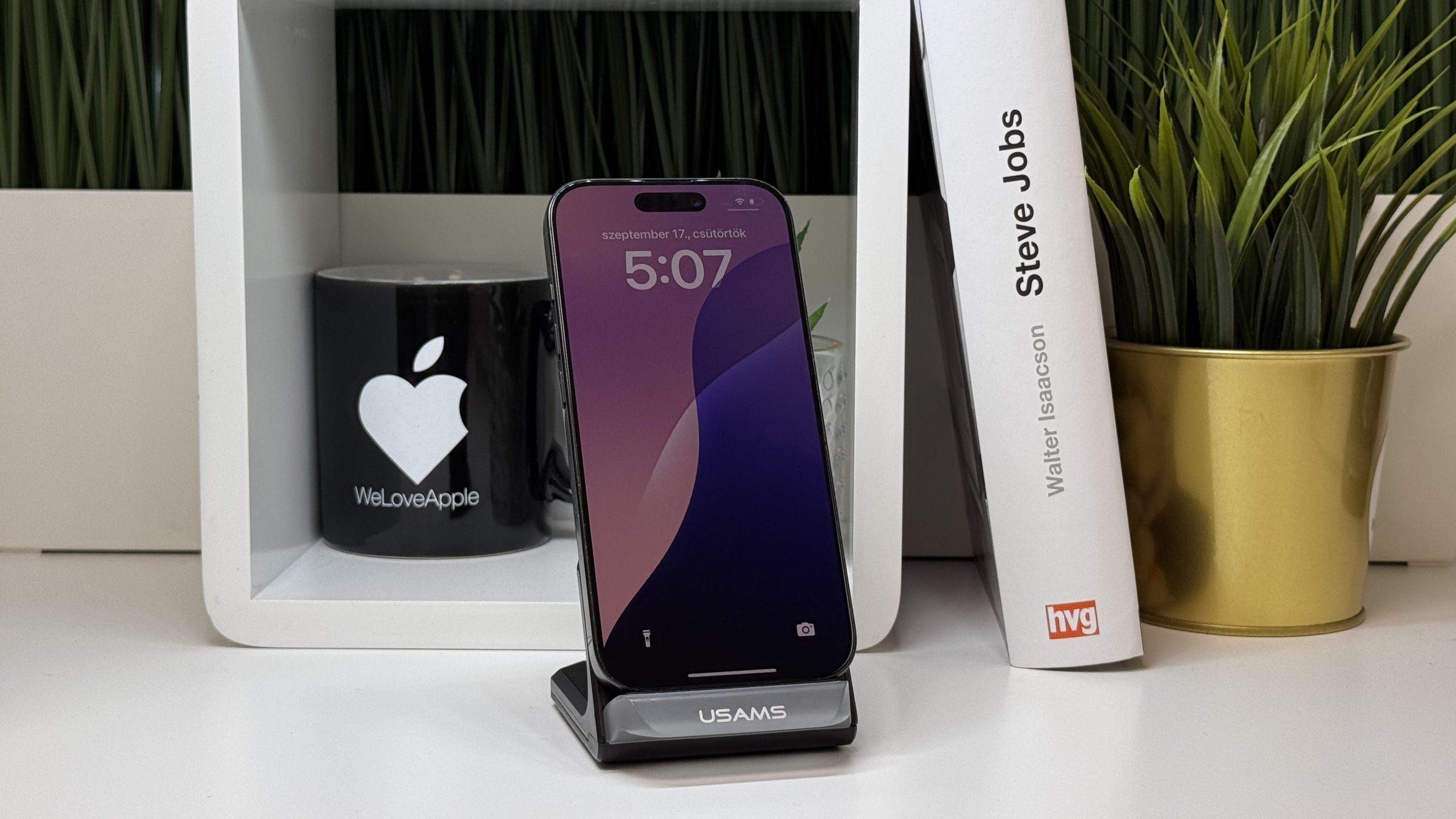 iPhone 16 Pro 256GB, Fekete, Független, Számla, 2 Év Garancia, 87%