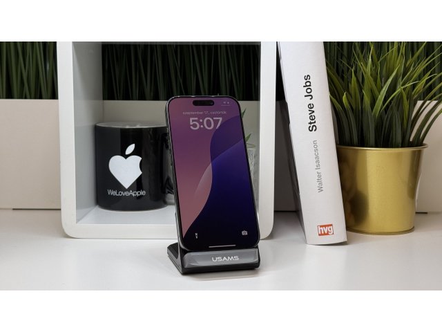 iPhone 16 Pro 256GB, Fekete, Független, Számla, 2 Év Garancia, 87%
