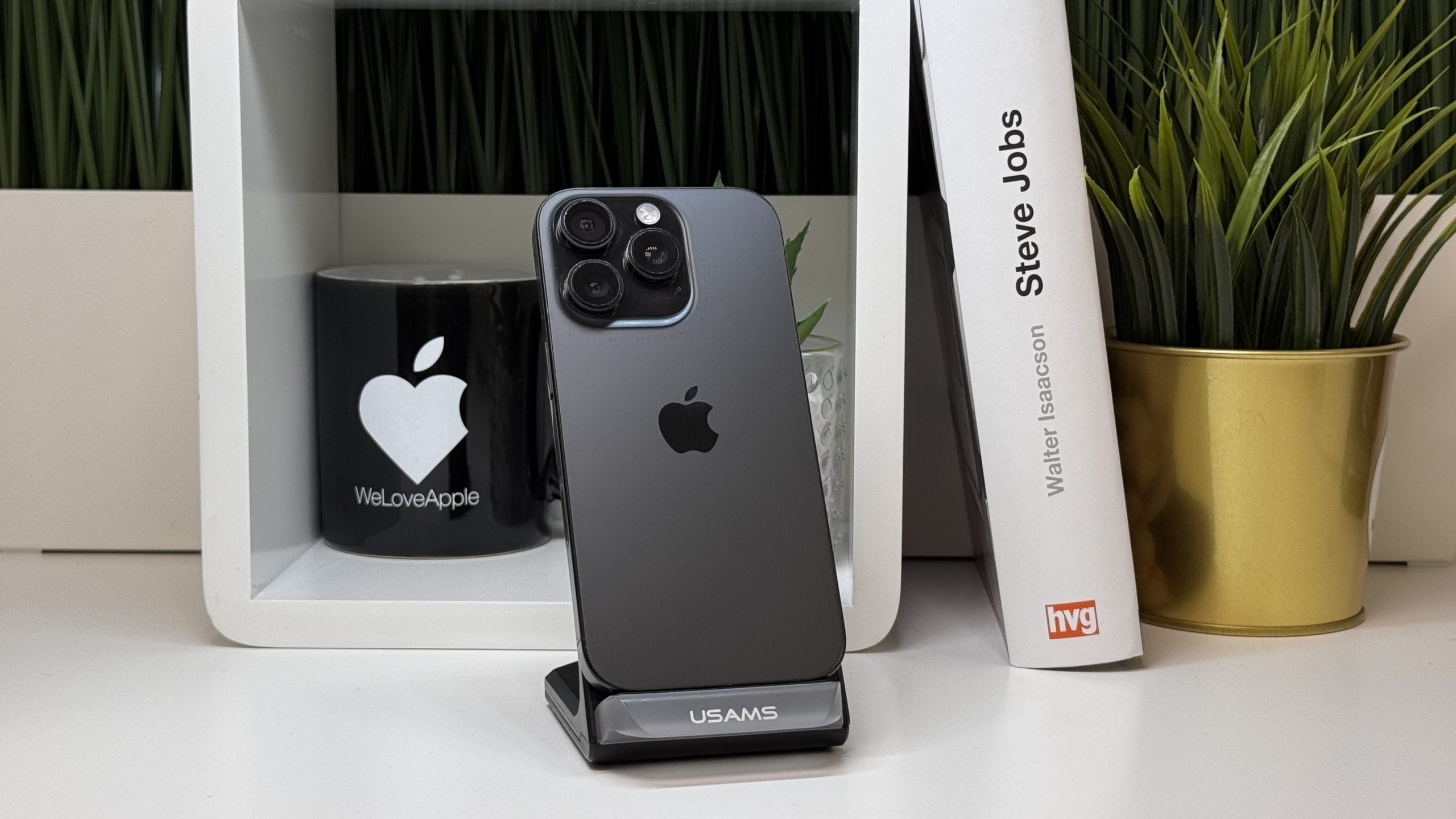 iPhone 16 Pro 256GB, Fekete, Független, Számla, 2 Év Garancia, 87%
