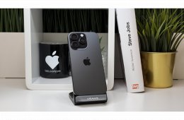 iPhone 16 Pro 256GB, Fekete, Független, Számla, 2 Év Garancia, 87%