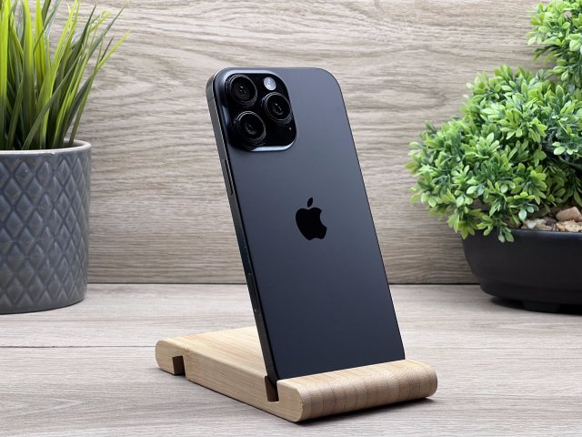 iPhone 16 Pro Max Black Titanium 256GB 2 ÉV Garanciával Számlával