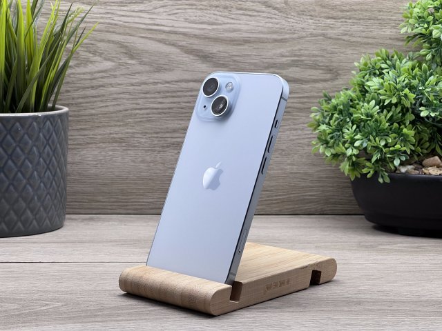 Hibátlan iPhone 15 Blue 128GB 2 ÉV Garanciával Számlával Aksi 100%