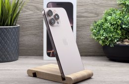 Hibátlan iPhone 16 Pro Max Desert Titanium 256GB 2 ÉV Garanciával Számlával
