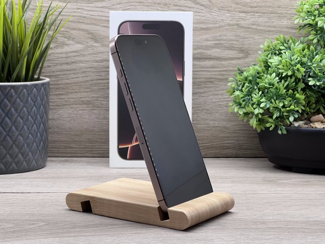 Hibátlan iPhone 16 Pro Max Desert Titanium 256GB 2 ÉV Garanciával Számlával