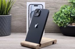 Hibátlan iPhone 15 Black 128GB 2 ÉV Garanciával Számlával
