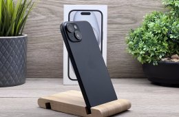 Hibátlan iPhone 15 Black 128GB 2 ÉV Garanciával Számlával