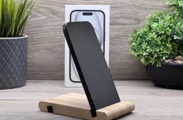 Hibátlan iPhone 15 Black 128GB 2 ÉV Garanciával Számlával