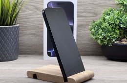 Hibátlan iPhone 16 Pro Max Black Titanium 256GB 2 ÉV Garanciával Számlával