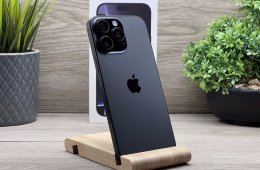 Hibátlan iPhone 16 Pro Max Black Titanium 256GB 2 ÉV Garanciával Számlával