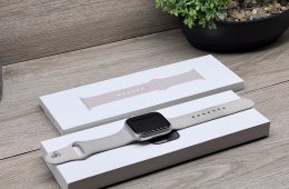 Apple Watch S9 Starlight CEL 45mm 2 ÉV Garanciával Számlával