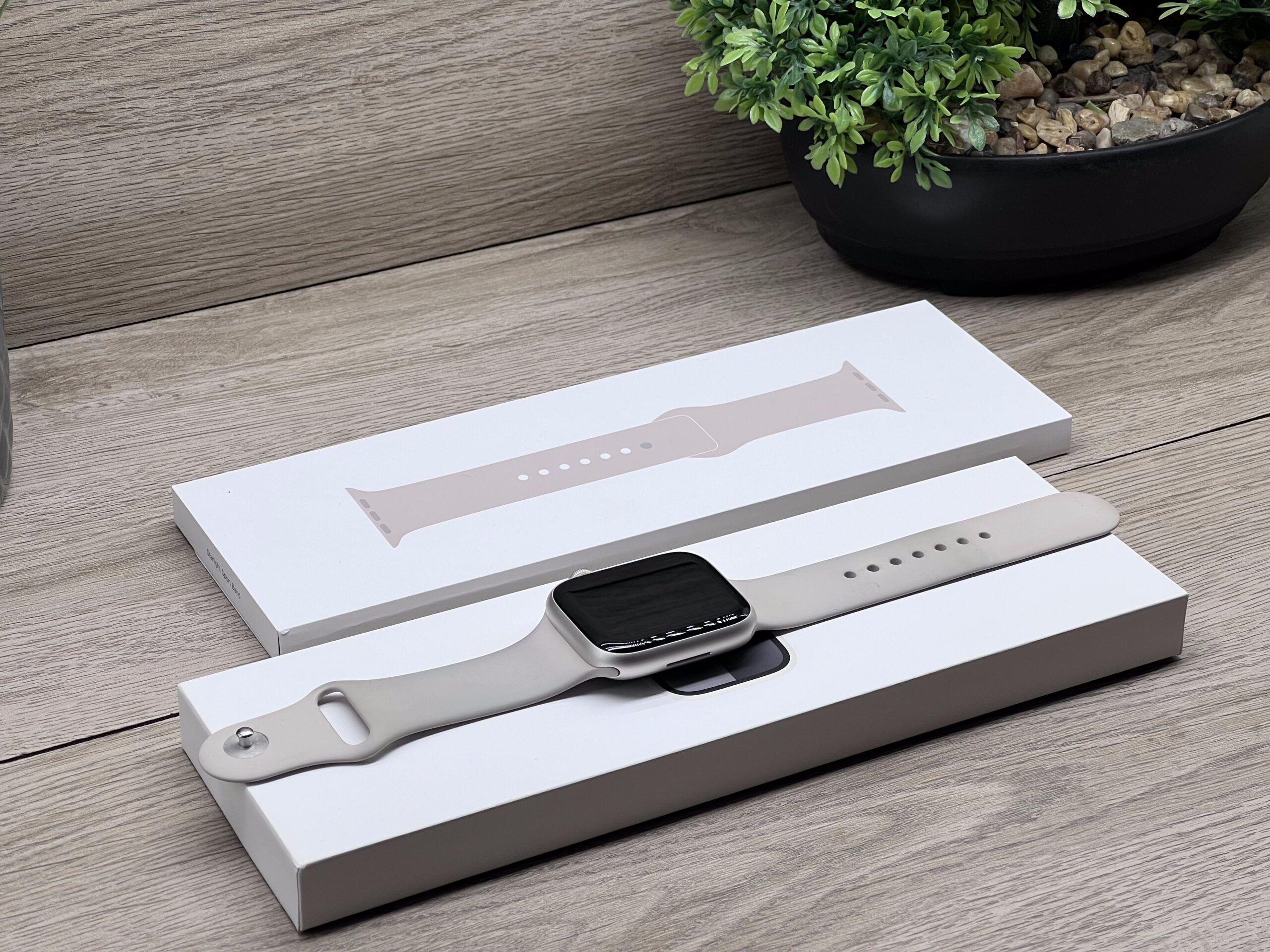 Apple Watch S9 Starlight CEL 45mm 2 ÉV Garanciával Számlával