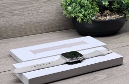 Apple Watch S9 Starlight CEL 45mm 2 ÉV Garanciával Számlával